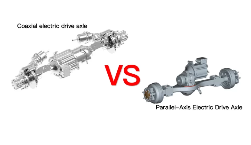 Comparação entre tipos de eixos elétricos