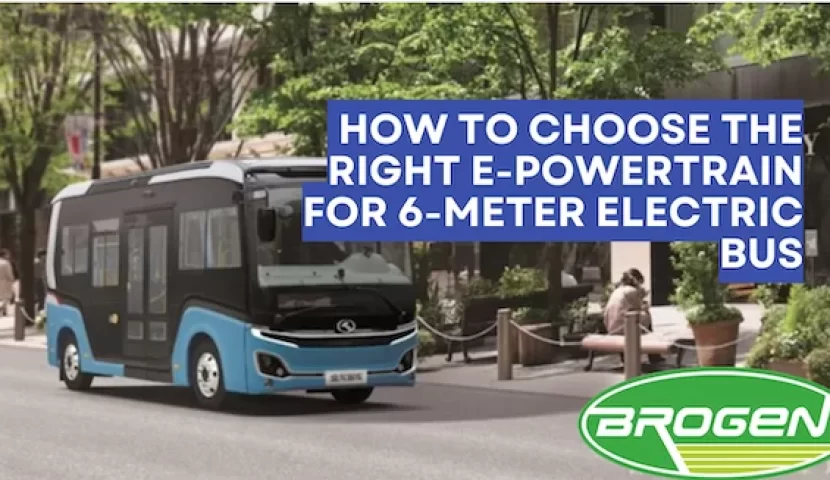 6m bus e-powertrain solutions