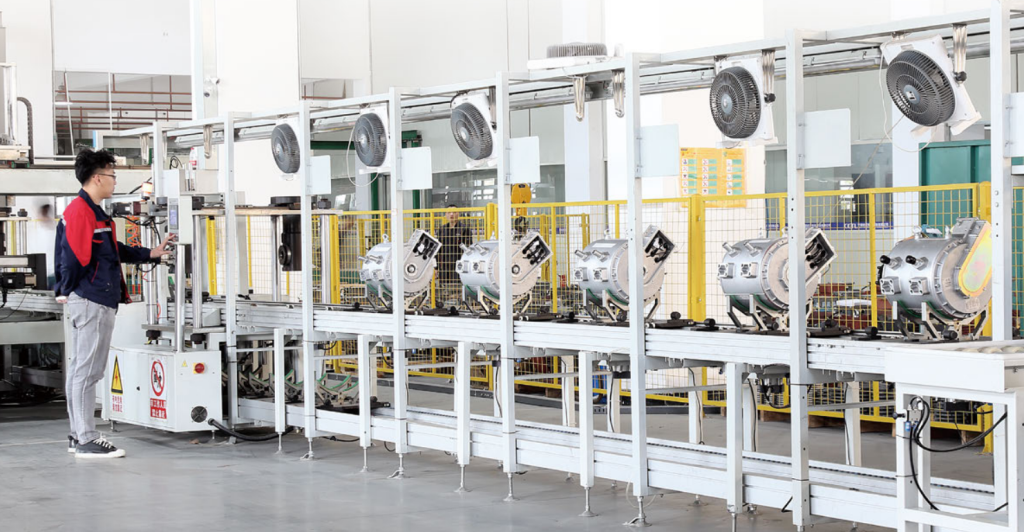 Brogen's intelligent production lines for electric motors.