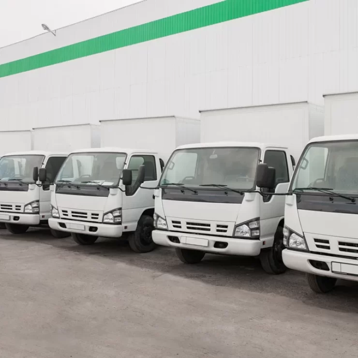 Frota de caminhões leves elétricos