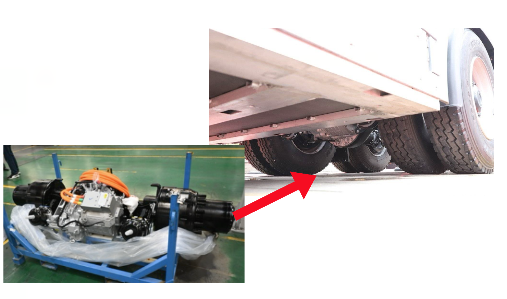 HDVs applies integrated eaxle