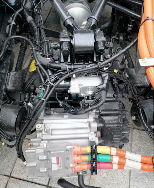 side-mounted electric drive axle