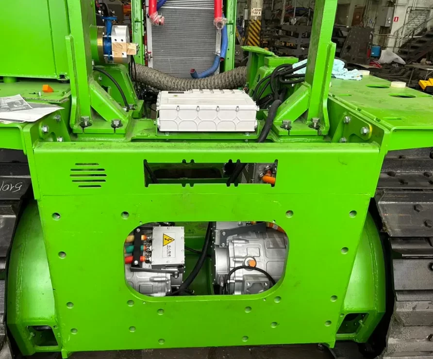 EV Powertrain Installation for the Electric Bulldozer