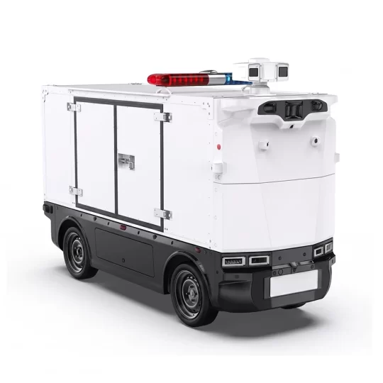 Vehículo autónomo no tripulado de patrulla de seguridad urbana Brogen BG-Chassis-T360