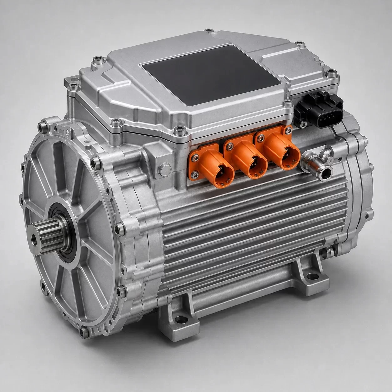 Brogen 150 kW water-cooled PMSM traction motor.
